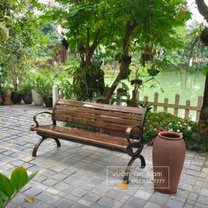 Ghế công viên nan nhựa HDPE GCV-03