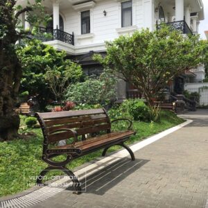 Ghế công viên nan nhựa HDPE GCV-03