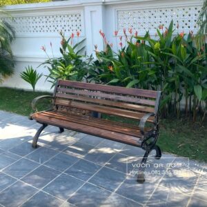 Ghế công viên nan nhựa HDPE GCV-03