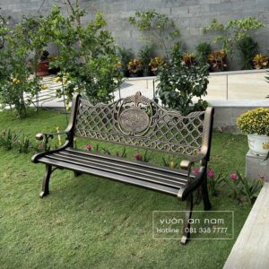 Ghế công viên nhôm đúc GCV-06N