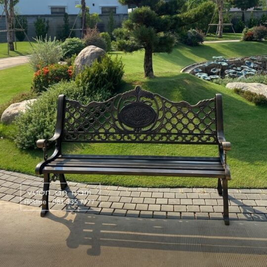 Ghế công viên nhôm đúc GCV-06N