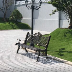 Ghế công viên nhôm đúc GCV-06N