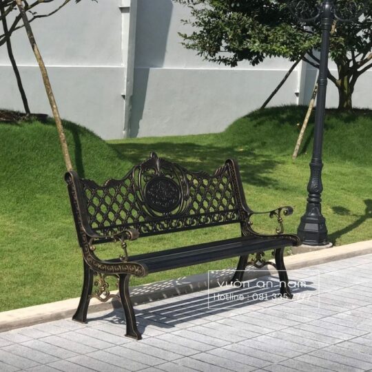 Ghế công viên nhôm đúc GCV-06N