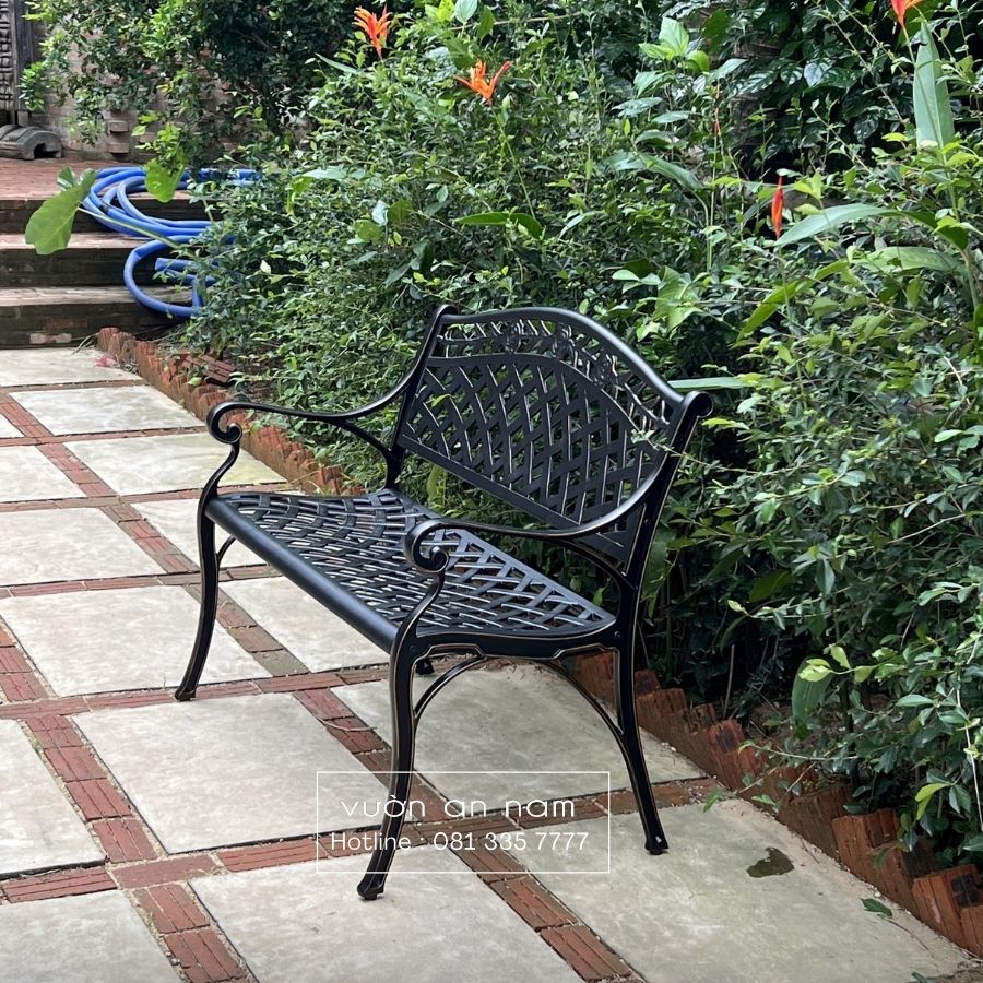 Ghế công viên nhôm đúc GCV-09N