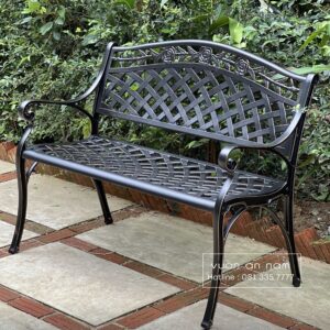 Ghế công viên nhôm đúc GCV-09N