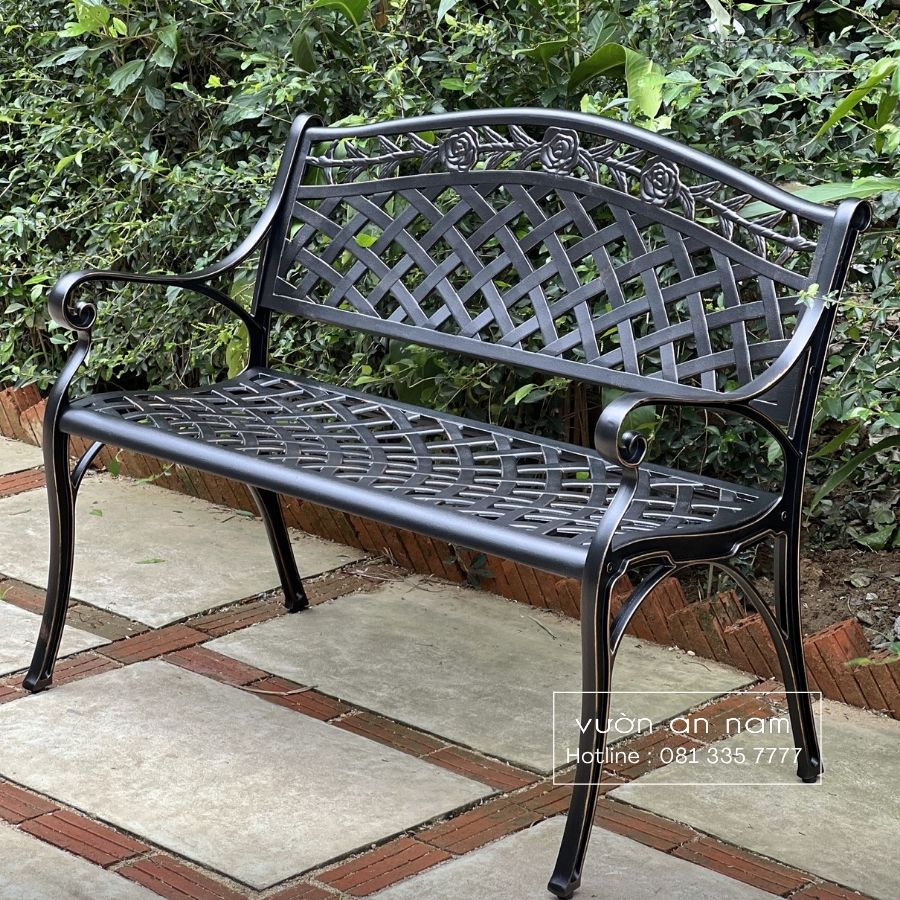 Ghế công viên nhôm đúc GCV-09N