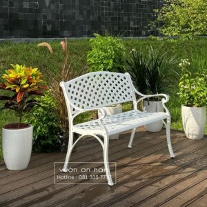 Ghế công viên nhôm đúc GCV-09T