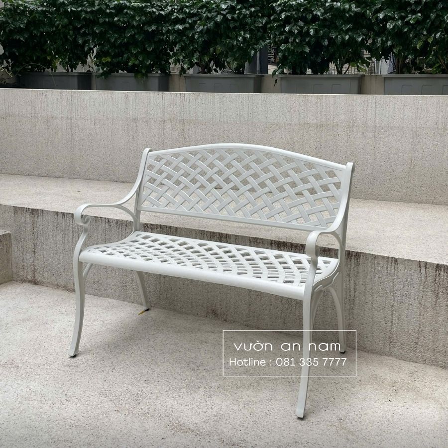 Ghế công viên nhôm đúc GCV-09T