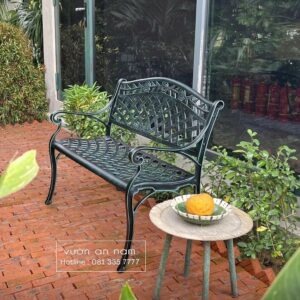 Ghế công viên nhôm đúc GCV-09X