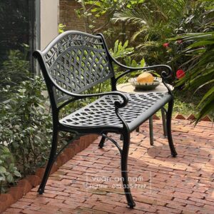 Ghế công viên nhôm đúc GCV-09X