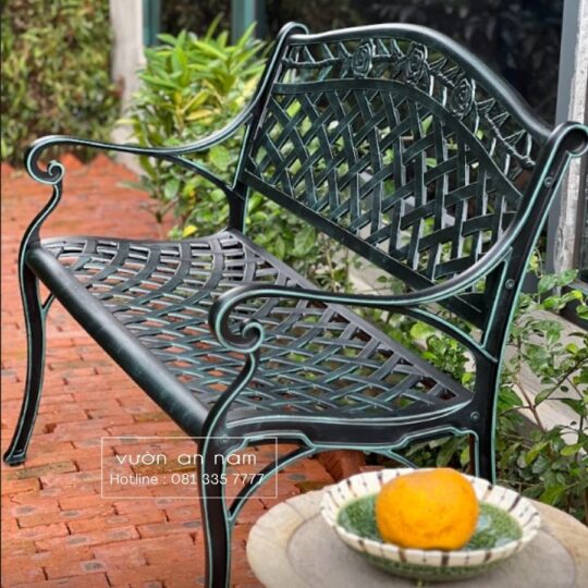 Ghế công viên nhôm đúc GCV-09X