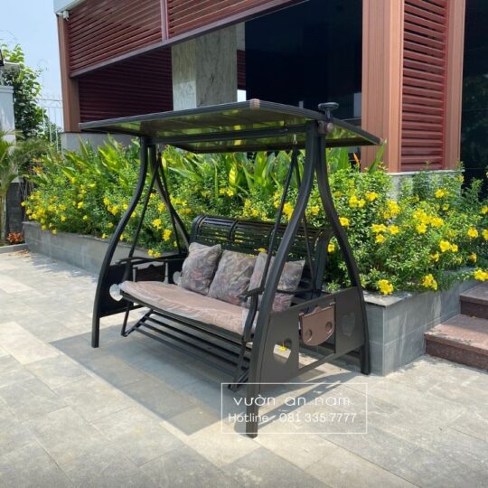 Xích đu nhôm đúc 3 chỗ XD-3CG