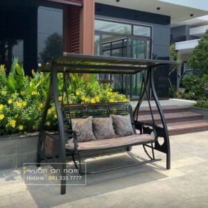 Xích đu nhôm đúc 3 chỗ XD-3CG