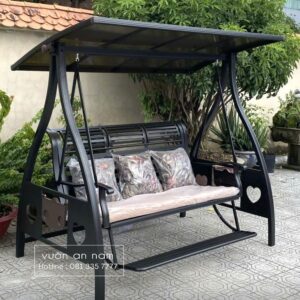 Xích đu nhôm đúc 3 chỗ XD-3CG