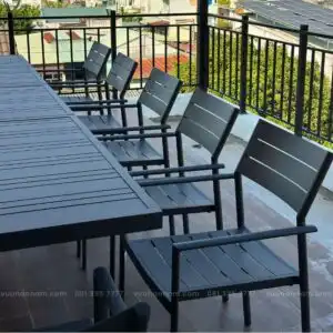 Bộ bàn ghế ngoài trời BKD-VX