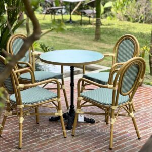 Bộ bàn ghế cafe ngoài trời BTL-GC03X