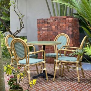 Bộ bàn ghế cafe ngoài trời BTL-GC03X