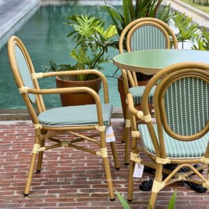 Bộ bàn ghế cafe ngoài trời BTL-GC03X
