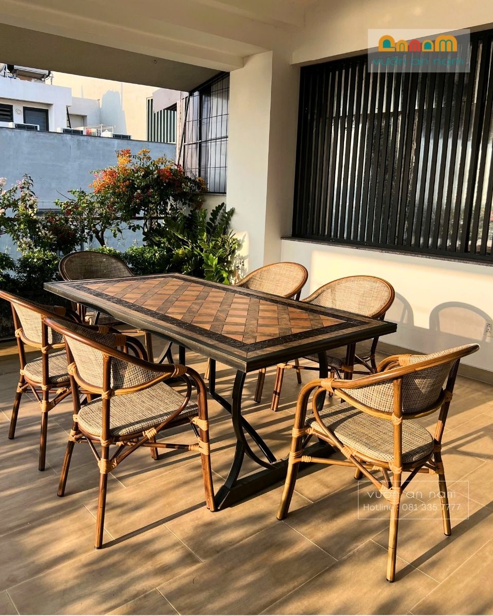 bàn ghế chuyên dụng cho ngoài trời