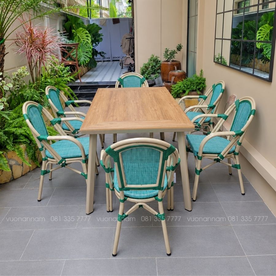 Bộ bàn ghế sân vườn BC082-CNB