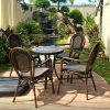 Bộ bàn ghế cafe ngoài trời bàn mặt đá BC03-D60M
