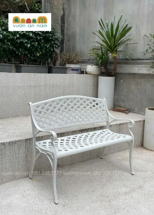 Ghế tựa lưng nhôm đúc chống gỉ tốt trong điều kiện ngoài trời